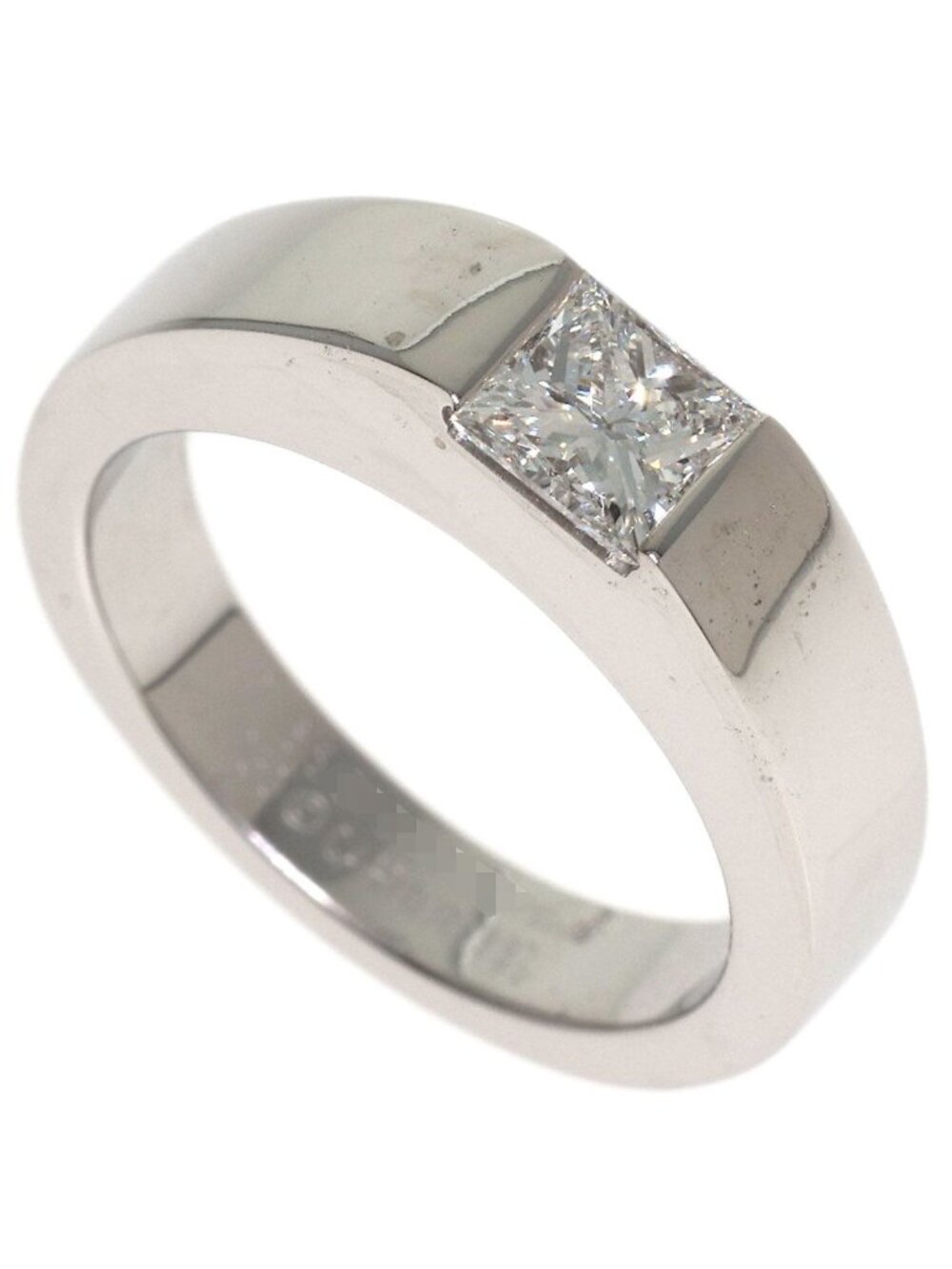 Cartier Tank Ring Diamond 47 18k White Gold